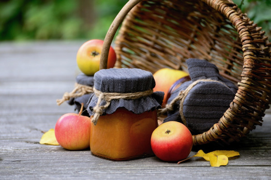 Apfel Zimt Aufstrich im Glas